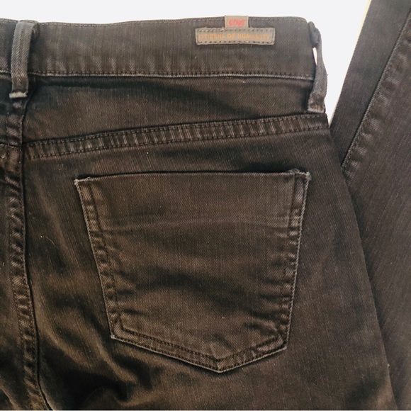 Citizens of Humanity Flare Wide Leg Jeans Black Slight Stretch Sz.26 31” Inseam - Picture 5 of 8